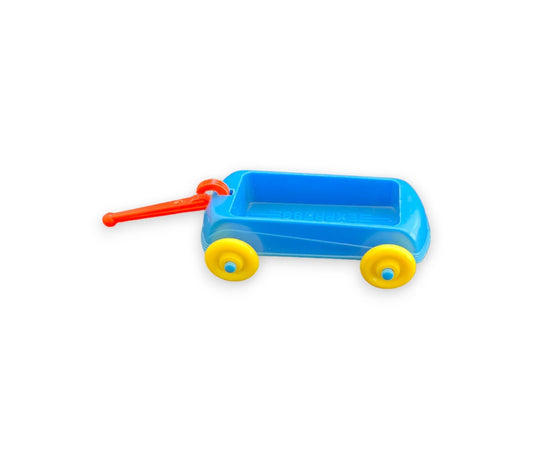 Acme Plastic Blue Wagon Toy - Dollhouse Toy