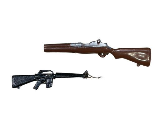 G.I. Joe Plastic Guns- G.I. Joe Soldier - G.I Joe Military Gun - Set of 2