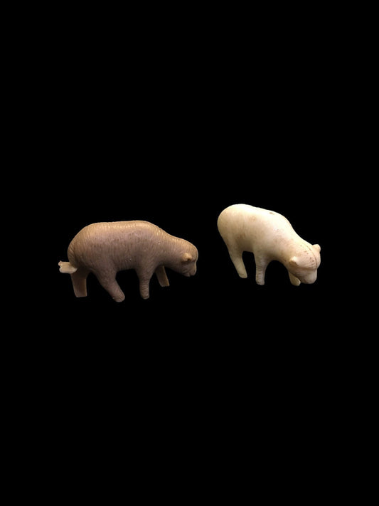 Bergen Toy & Novelty Co Lambs, Vintage