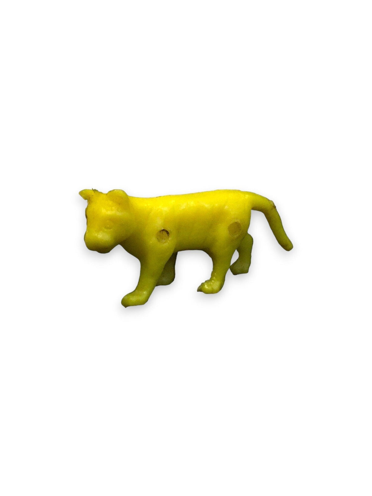 Bergen Toy & Novelty Barn Cat Yellow, Vintage