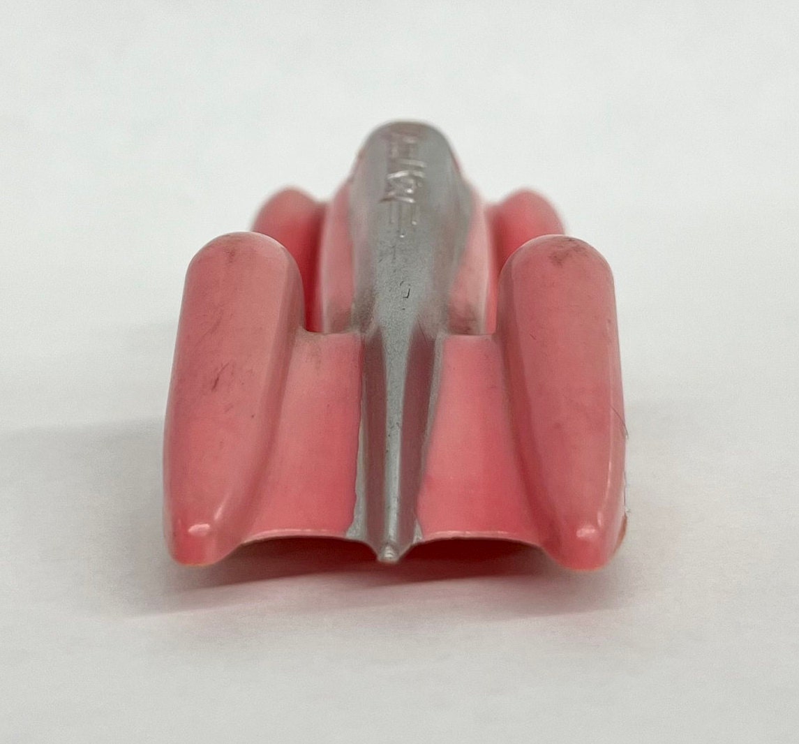 Renwal Speed King 88 Pink And Silver Roadster Toy Car Number 5 - Original Paint And Tires