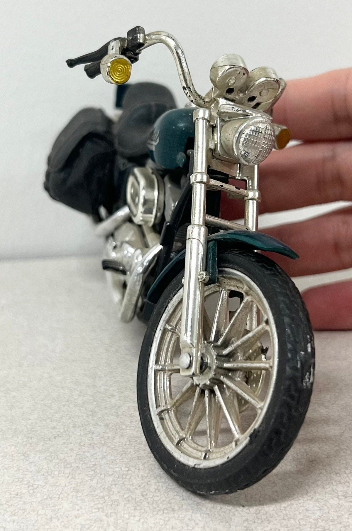 Sportside Model Motorcycle - 7.75 inches long - Model by Maisto -Collectible Shelf Model Motorcycle