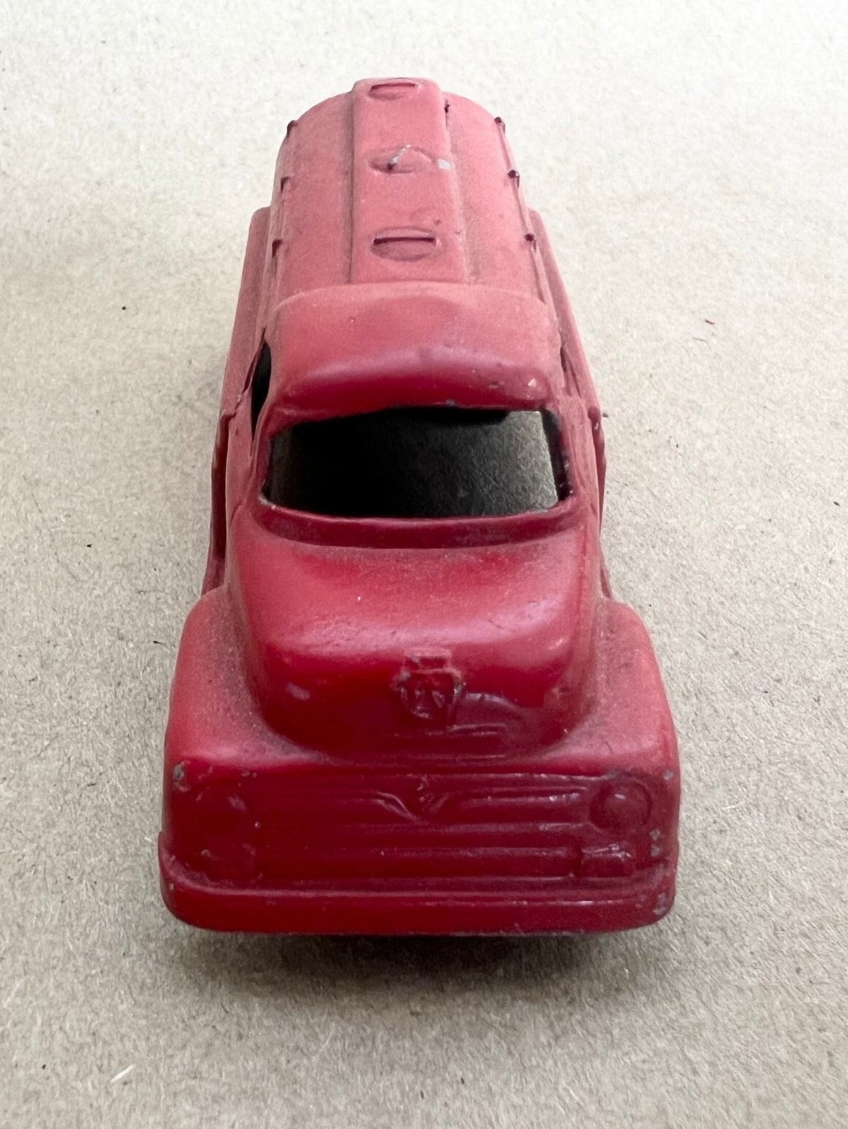 Red Oil Tanker- Tootsie Toy- 1950's - Chicago - Made in the USA Great condition- Original tires-tiny paint loss