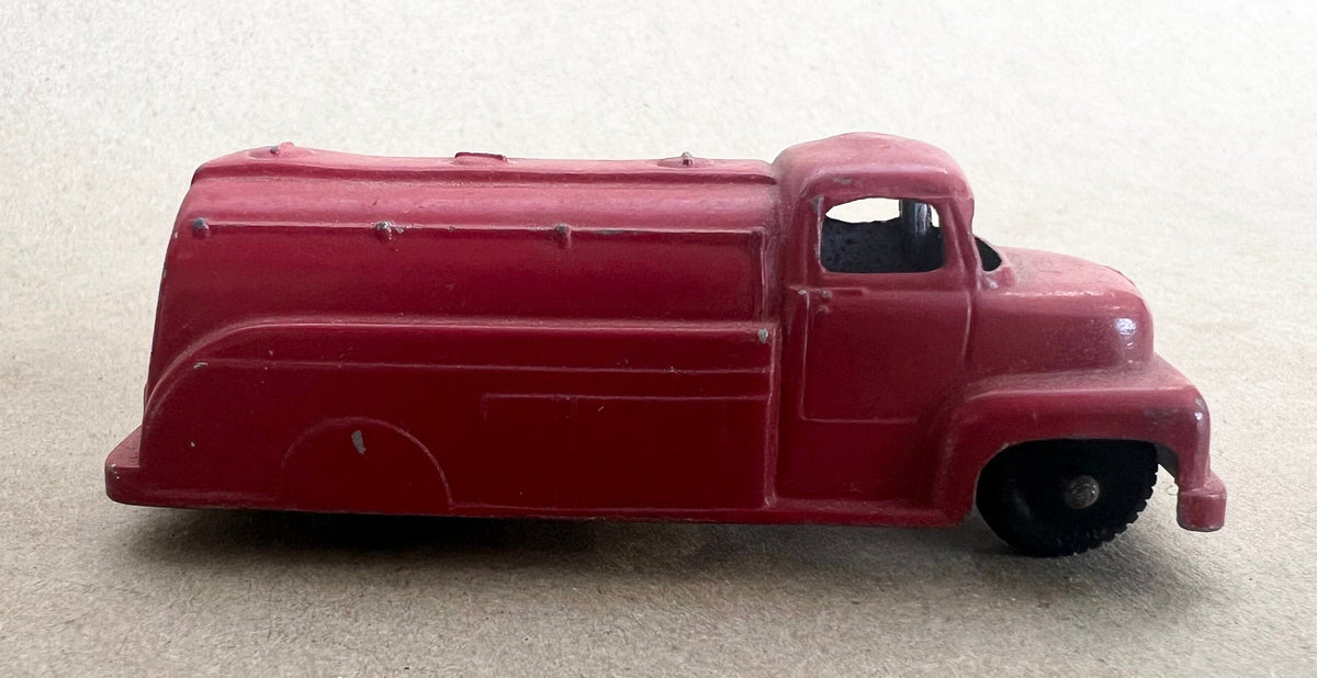Red Oil Tanker- Tootsie Toy- 1950's - Chicago - Made in the USA Great condition- Original tires-tiny paint loss