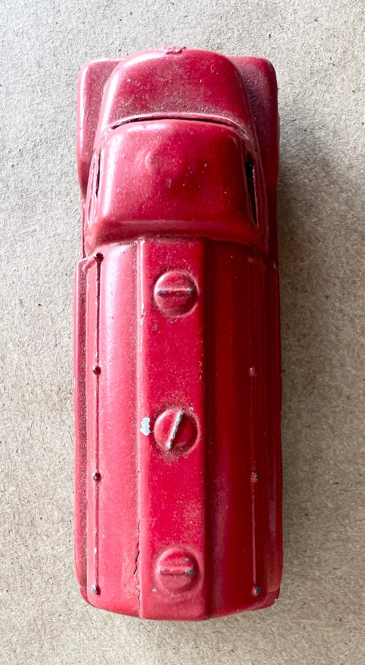 Red Oil Tanker- Tootsie Toy- 1950's - Chicago - Made in the USA Great condition- Original tires-tiny paint loss