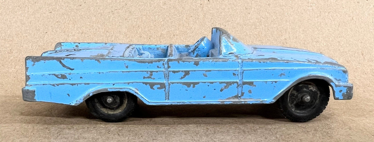 1967 Light Blue Tootsie Toy Chrysler Convertible - Original Paint and Tires