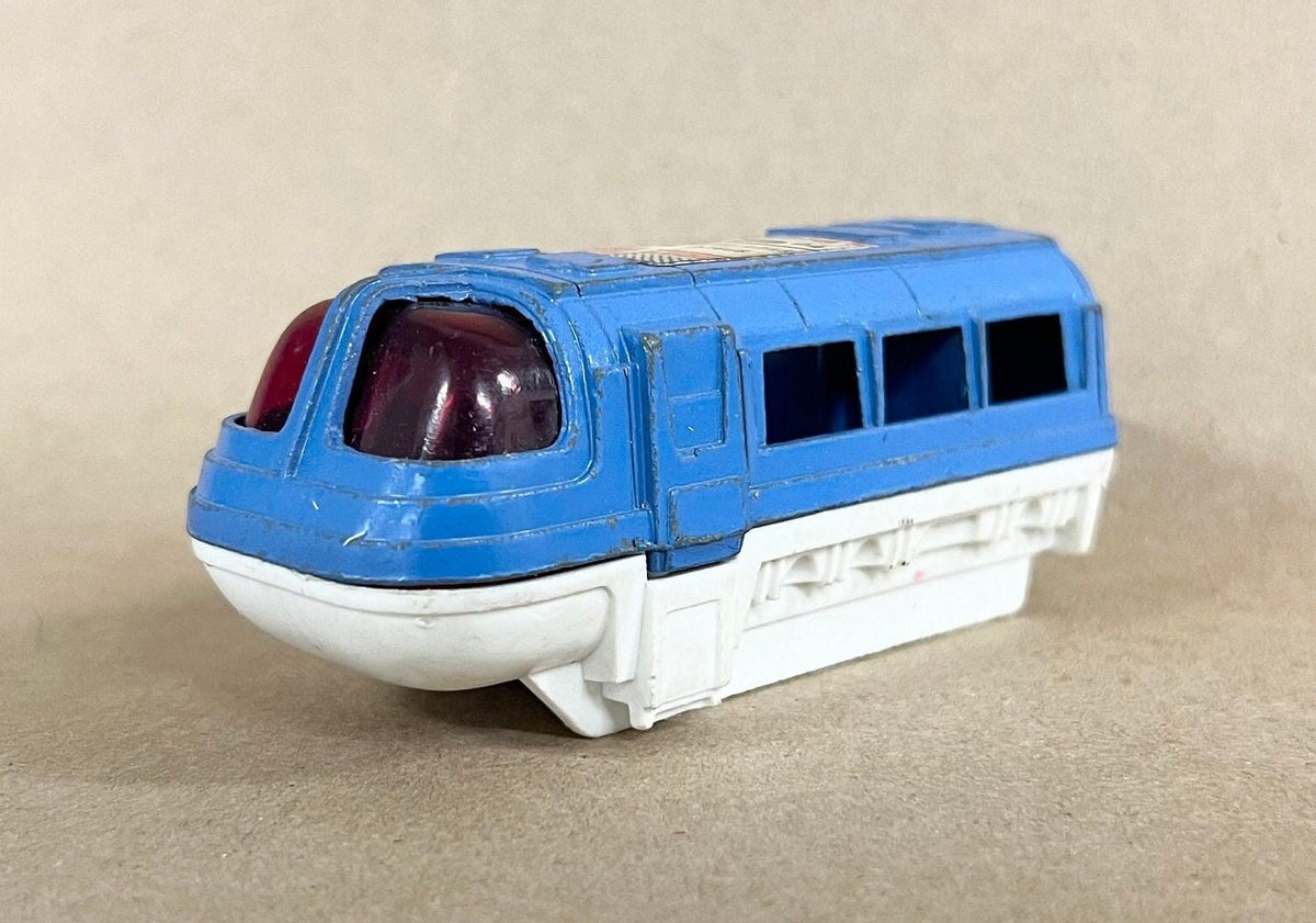 Tootsie Toy Blue And White Space Shuttle- 1970 Adventure Series- Original Sticker