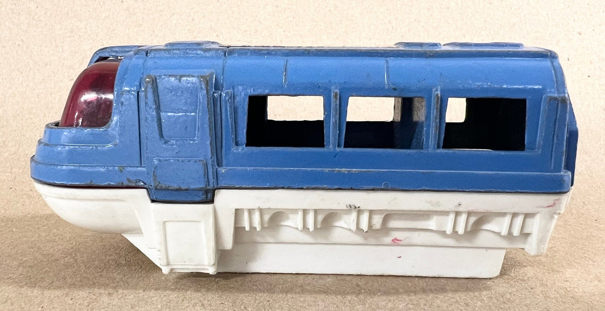Tootsie Toy Blue And White Space Shuttle- 1970 Adventure Series- Original Sticker