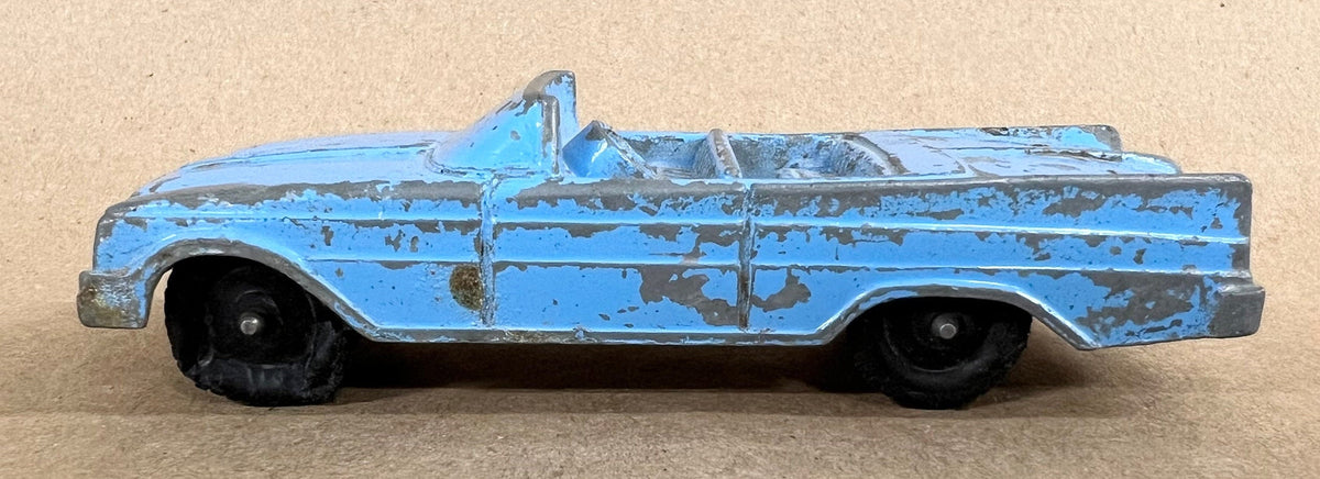 1967 Light Blue Tootsie Toy Chrysler Convertible - Original Paint and Tires