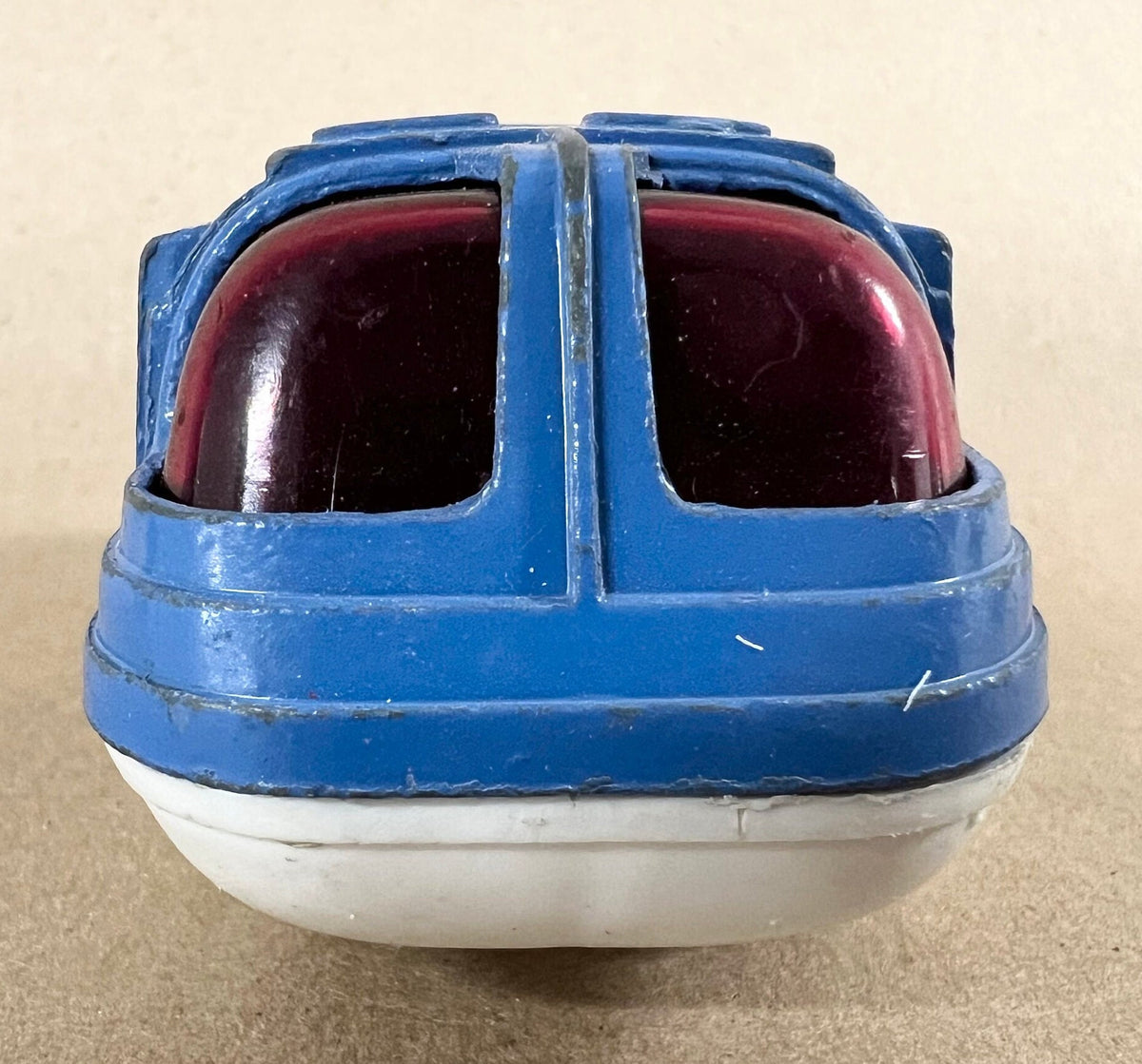 Tootsie Toy Blue And White Space Shuttle- 1970 Adventure Series- Original Sticker
