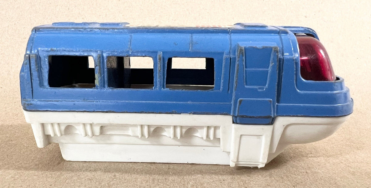 Tootsie Toy Blue And White Space Shuttle- 1970 Adventure Series- Original Sticker