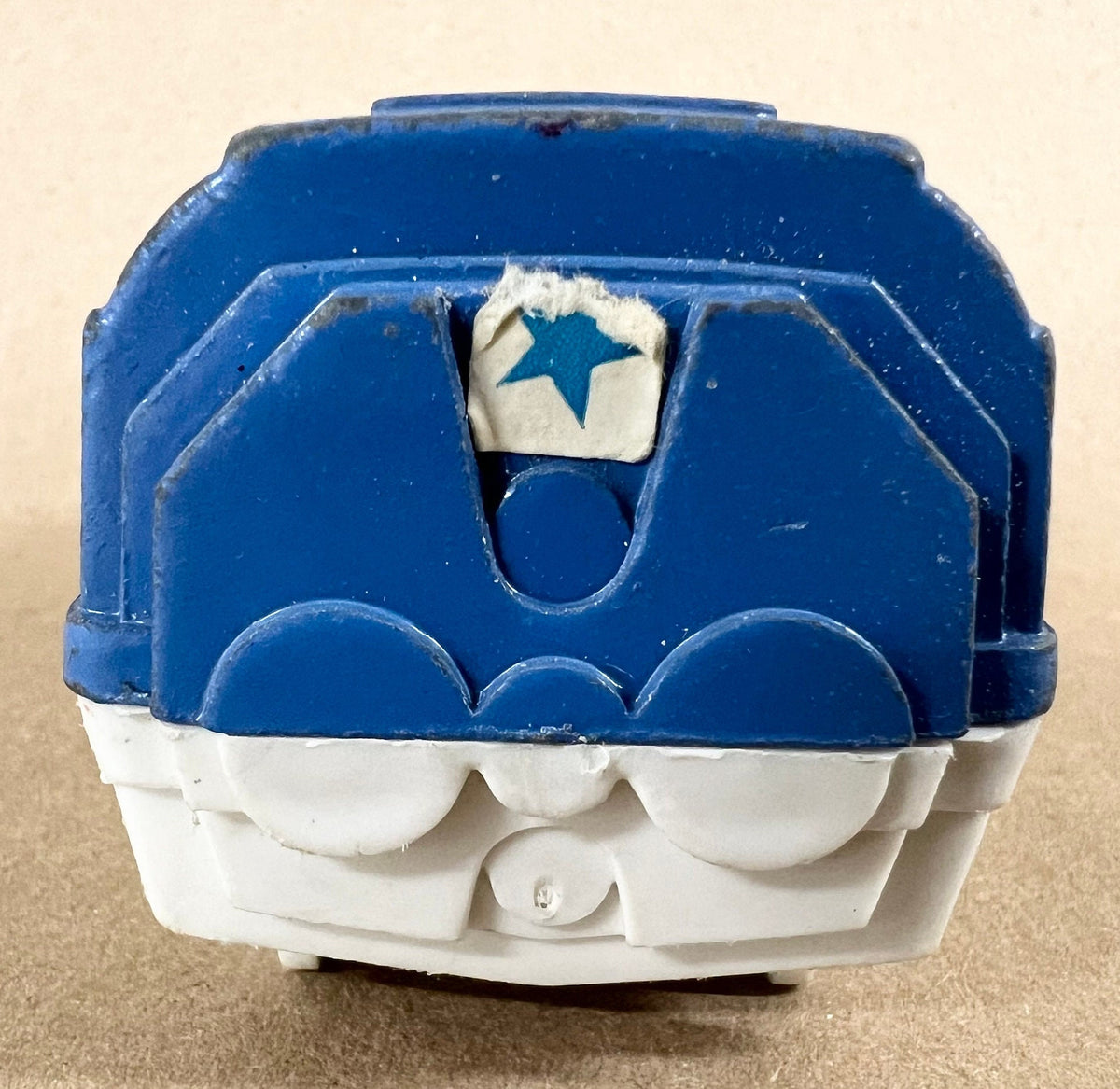 Tootsie Toy Blue And White Space Shuttle- 1970 Adventure Series- Original Sticker