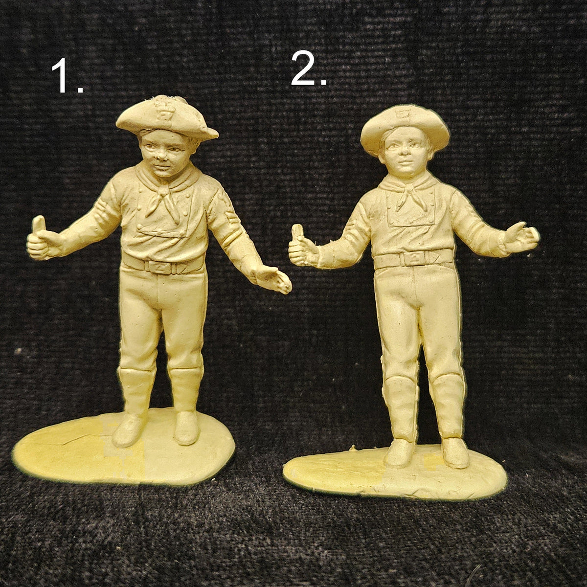 Rusty Screen Gems 1955 Figure - Marx toys - 2 available, Sold Individually - Mini size 1.7" Tall -  Master of Rin Tin Tin  -Actor Lee Aakers
