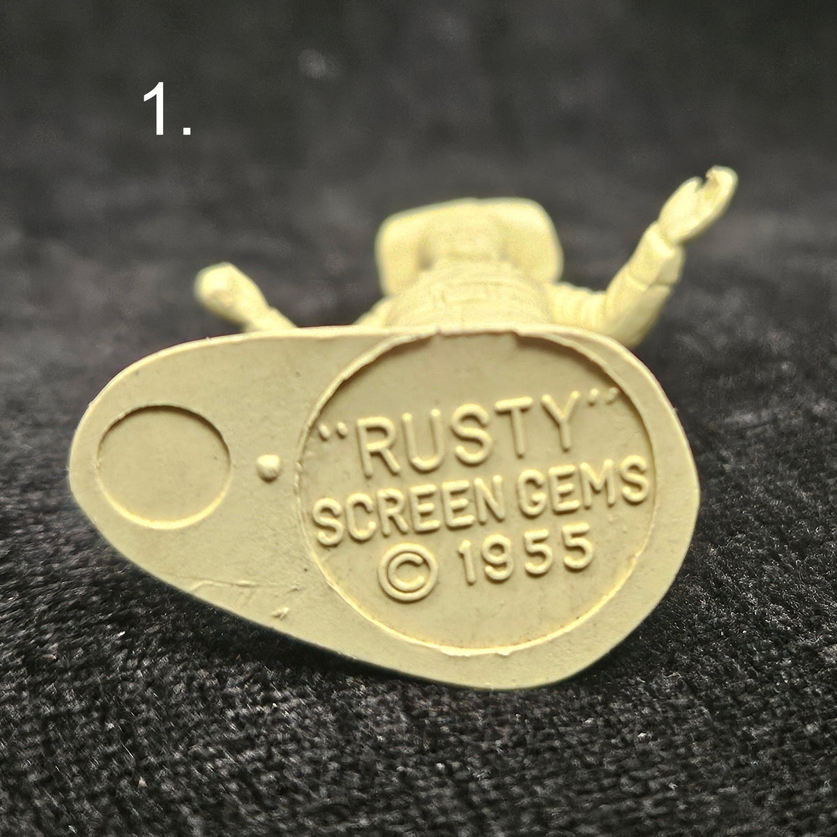 Rusty Screen Gems 1955 Figure - Marx toys - 2 available, Sold Individually - Mini size 1.7" Tall -  Master of Rin Tin Tin  -Actor Lee Aakers