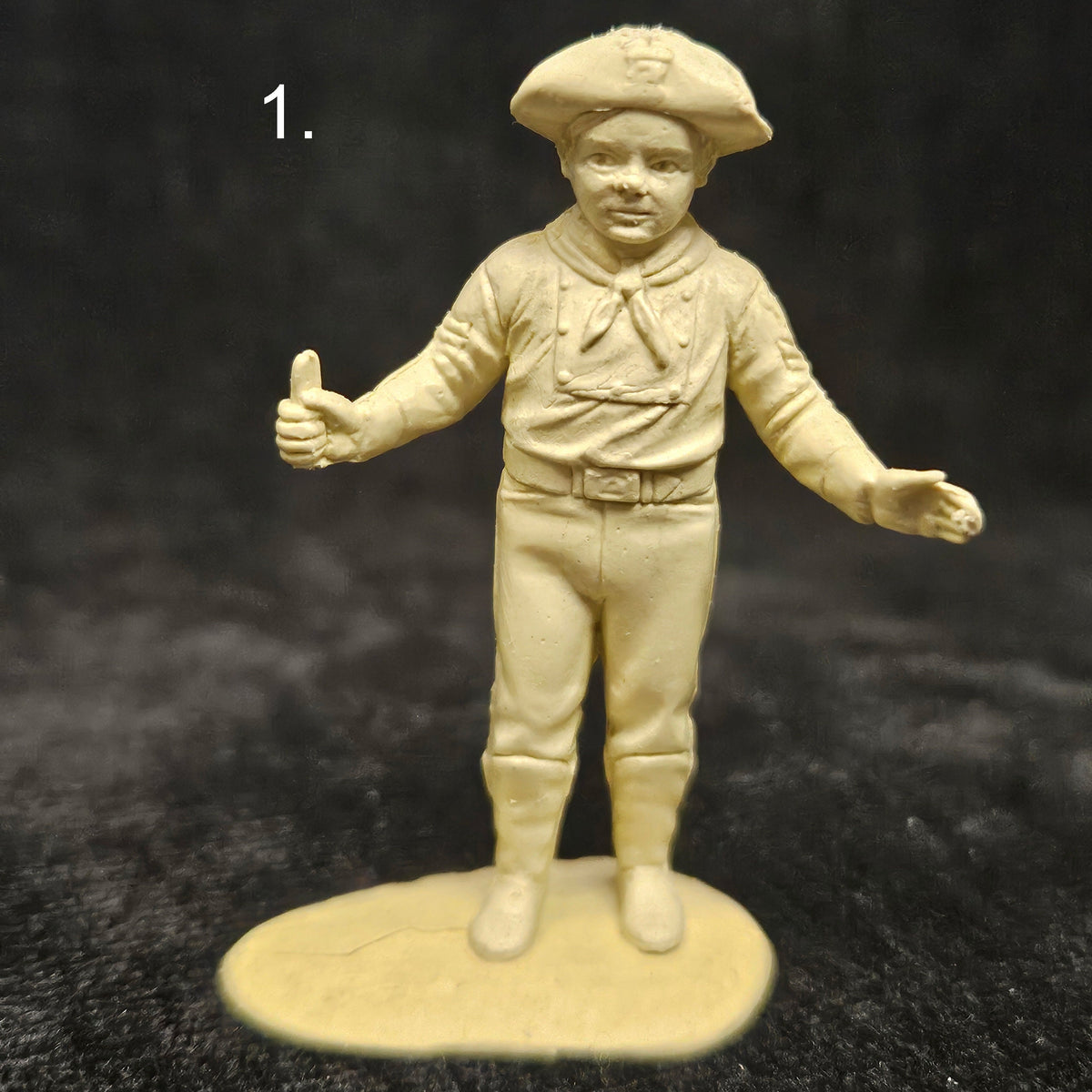 Rusty Screen Gems 1955 Figure - Marx toys - 2 available, Sold Individually - Mini size 1.7" Tall -  Master of Rin Tin Tin  -Actor Lee Aakers