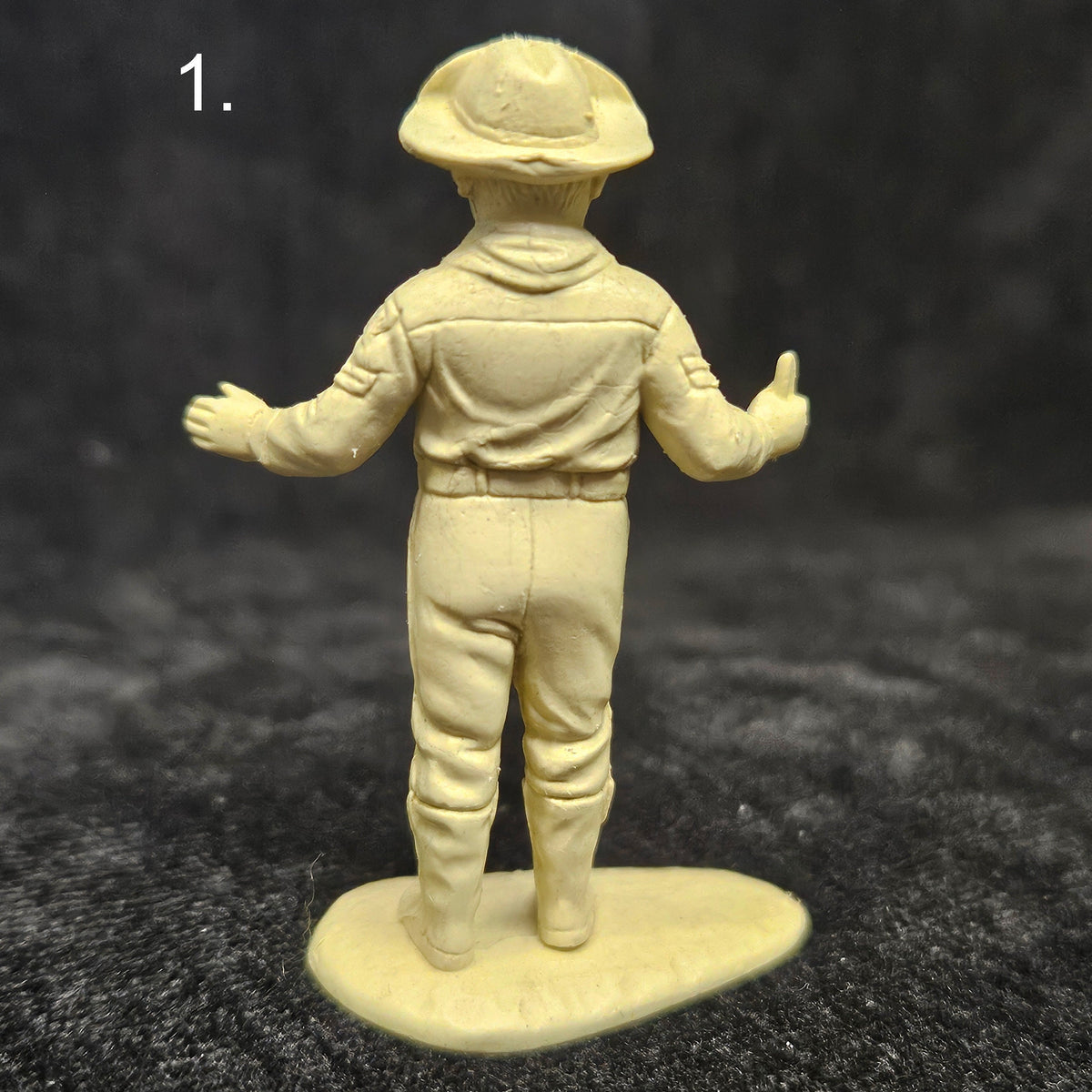 Rusty Screen Gems 1955 Figure - Marx toys - 2 available, Sold Individually - Mini size 1.7" Tall -  Master of Rin Tin Tin  -Actor Lee Aakers