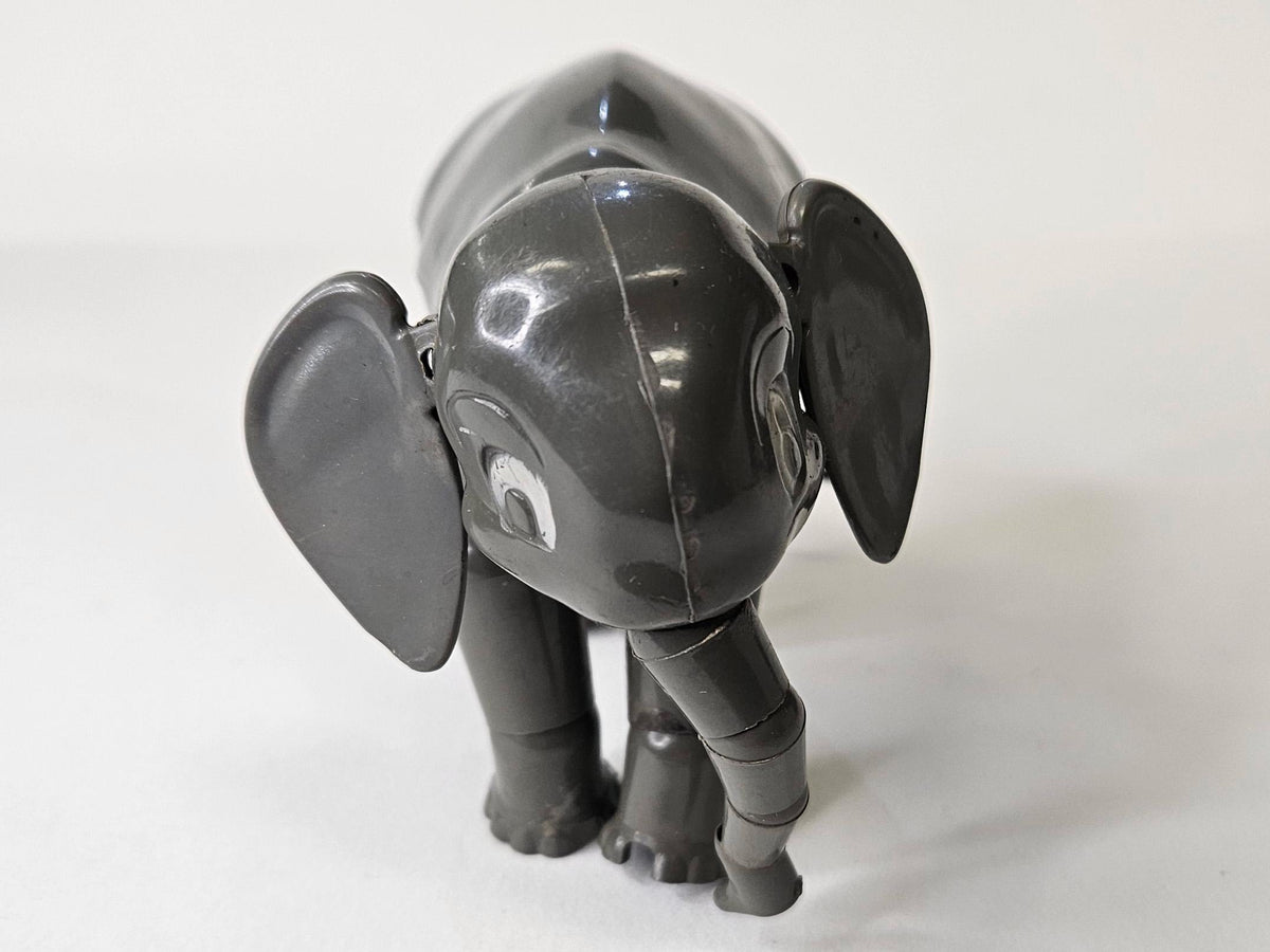 Revell Toys - Wild Zoo Animals -Articulated Elephant with Yarn Tail - Hard Plastic Elephant-  Circus Elephant Which Moves.