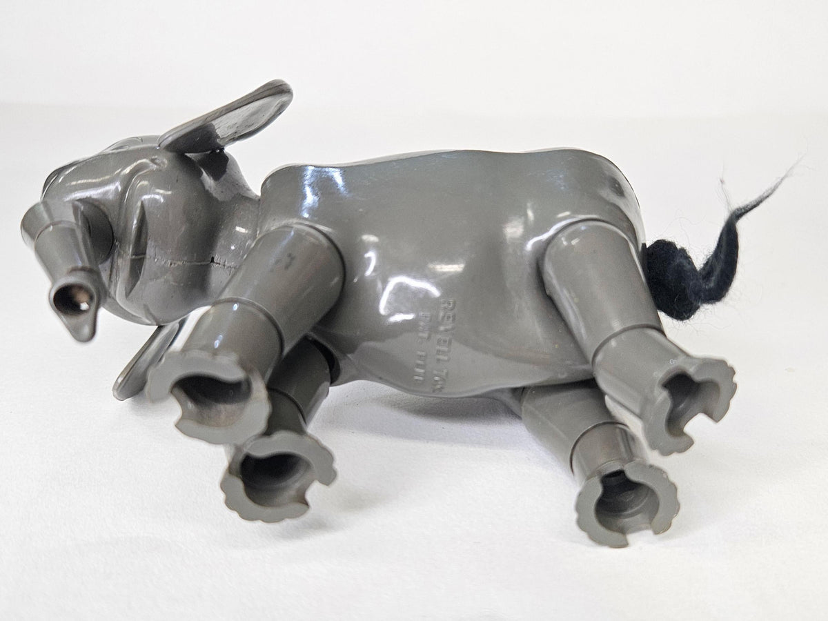 Revell Toys - Wild Zoo Animals -Articulated Elephant with Yarn Tail - Hard Plastic Elephant-  Circus Elephant Which Moves.