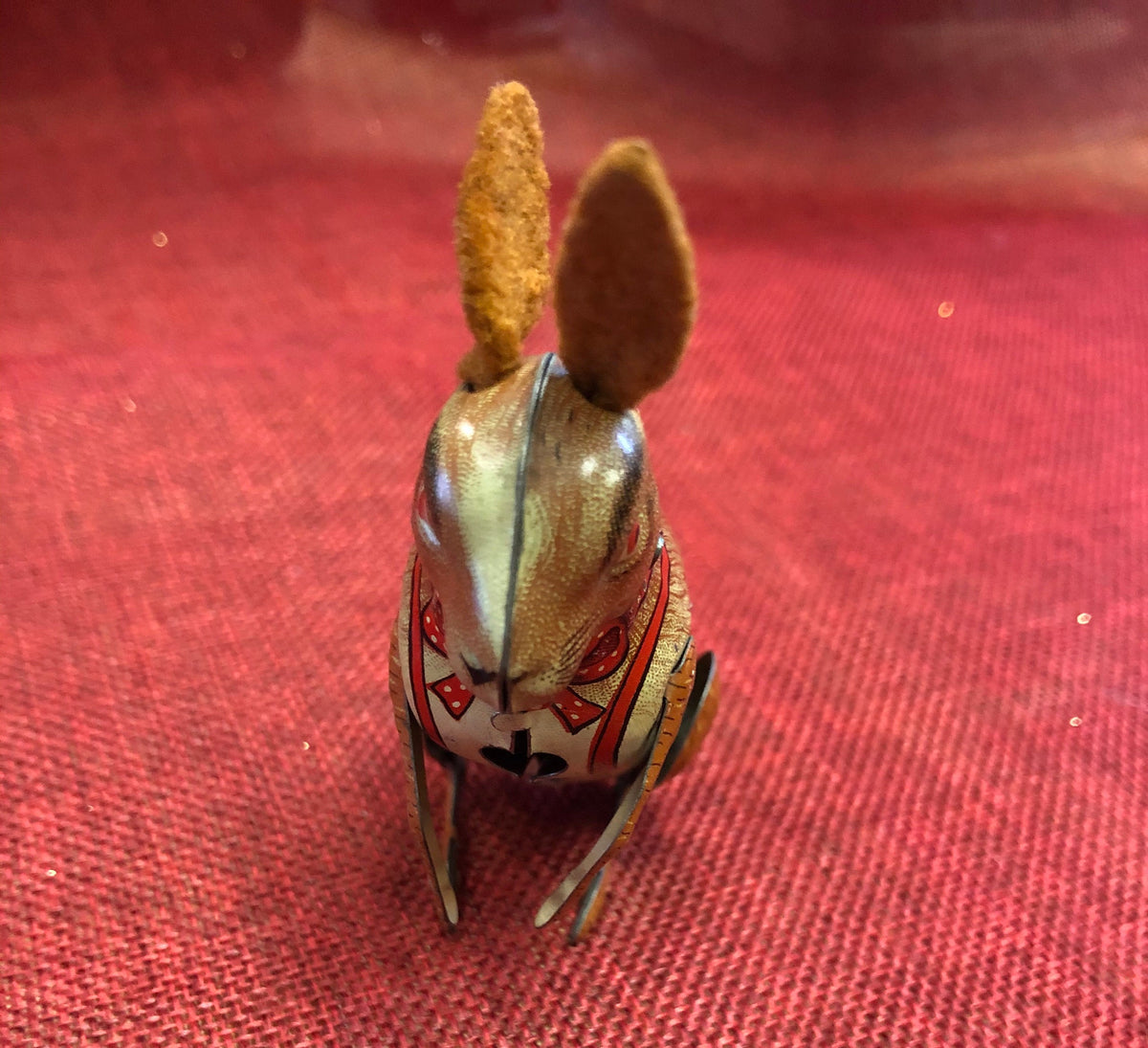 Wind Up Tin Litho Vintage Bunny